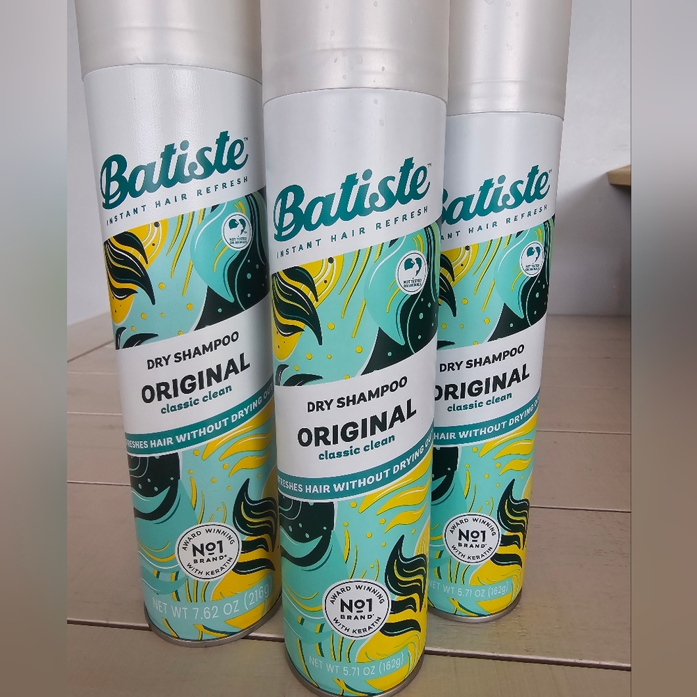 Batiste Original Dry Shampoo 3 Pack *never used.